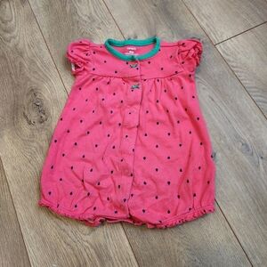 Carter's Pink Polka Dot One Piece